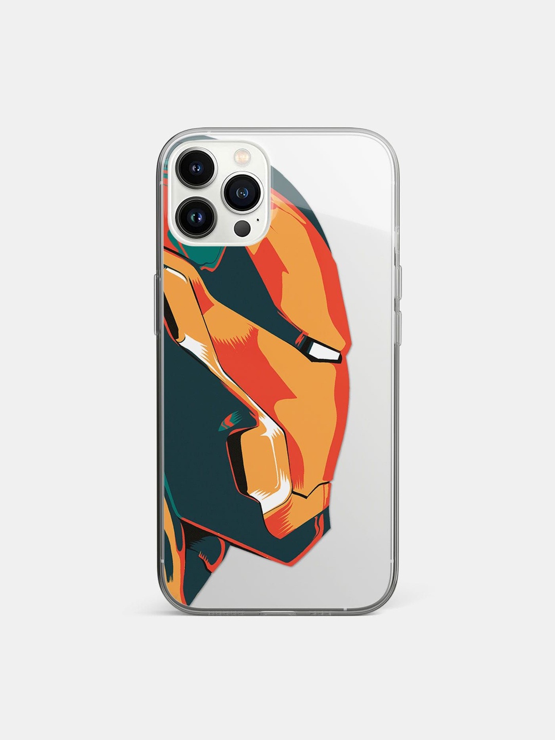 

macmerise Superhero Printed iPhone 13 Pro Back Case Mobile Accessories, White