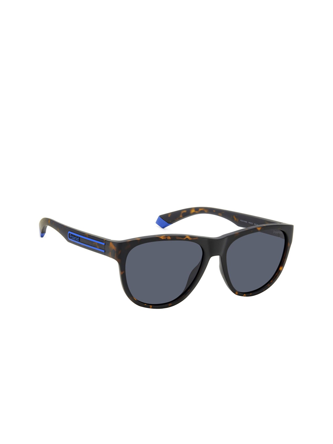 

Polaroid Unisex Rectangle UV Protected Sunglasses, Blue