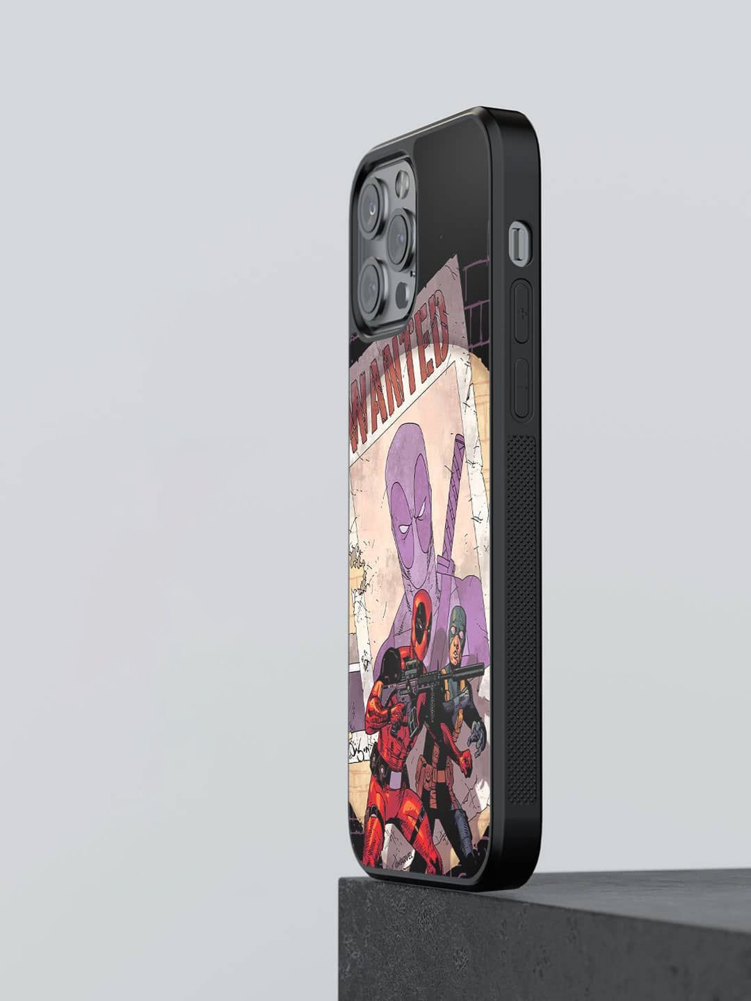 

macmerise Cartoon Characters Printed iPhone 13 Pro Max Back Case Mobile Accessories, Black