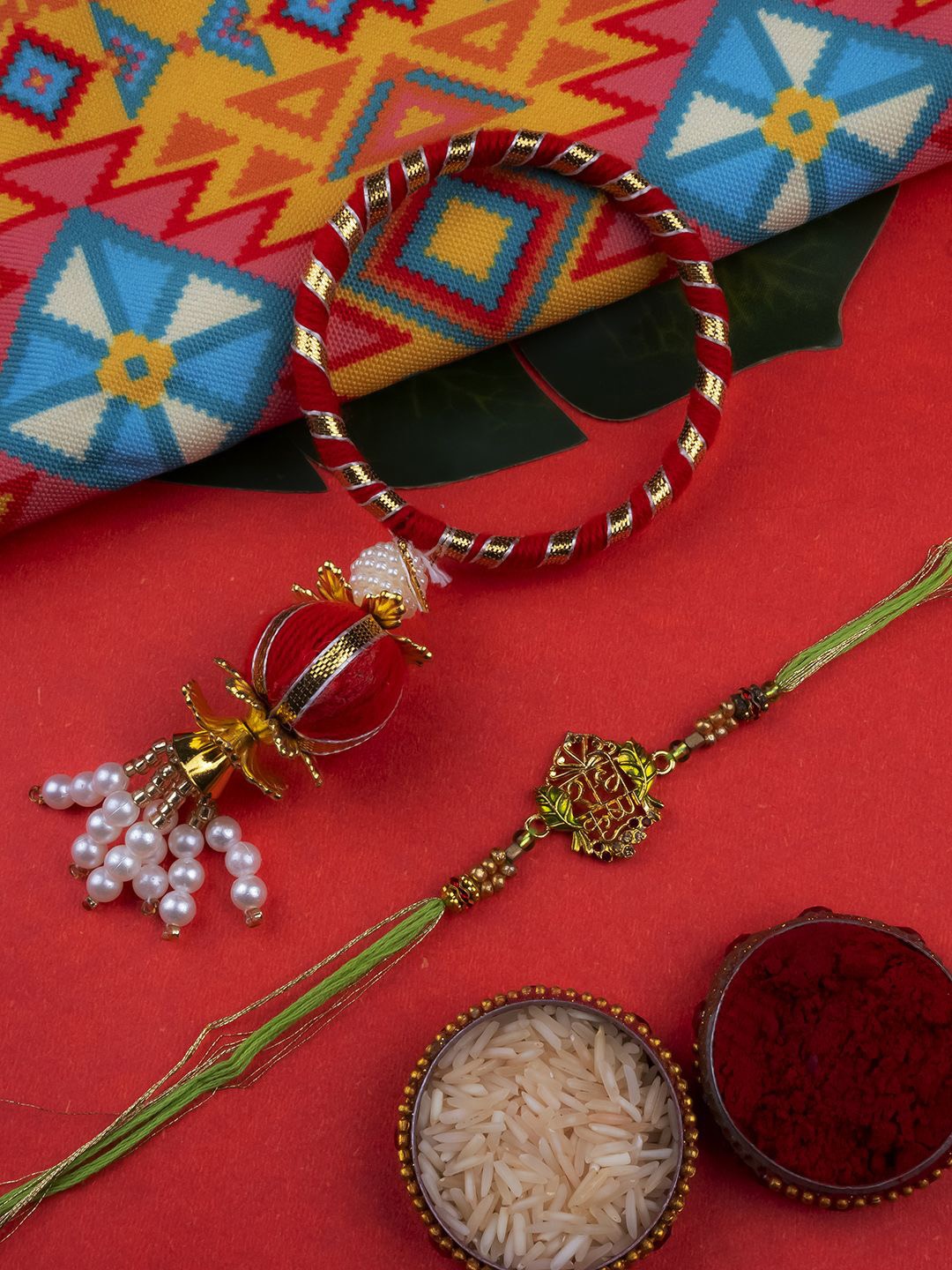 

StileAdda Thread Rakhi, Red