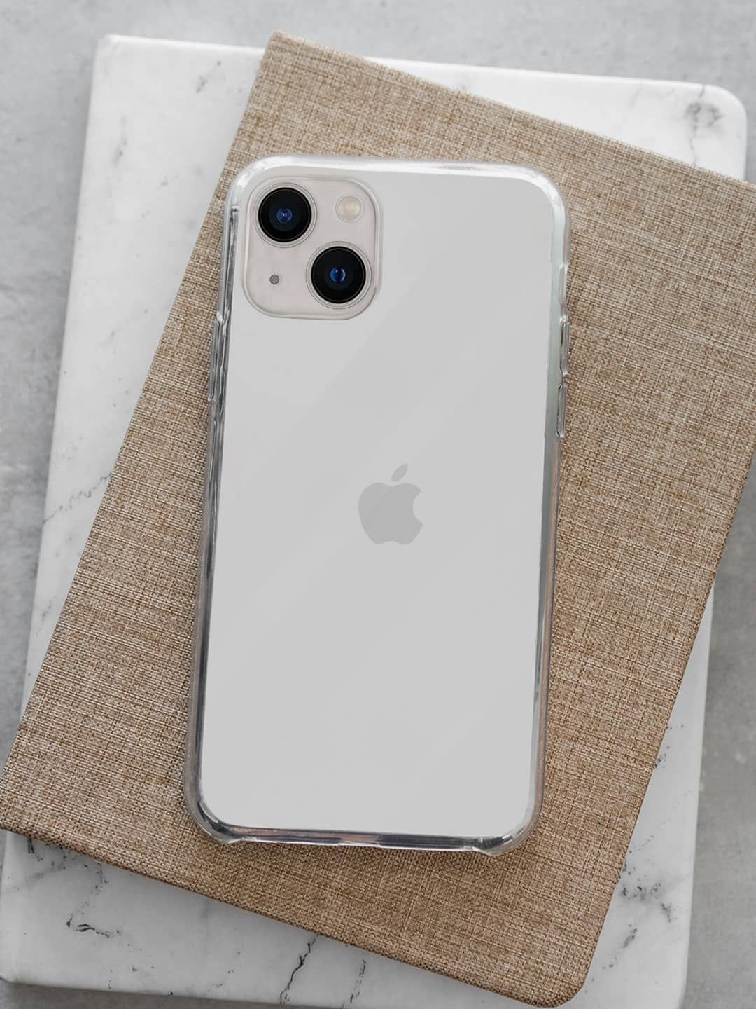 

macmerise Solid Printed iPhone 13 Mini Back Case Mobile Accessories, Transparent