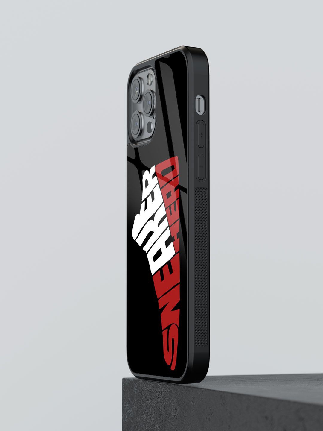 

macmerise Typography Printed iPhone 13 Pro Back Case Mobile Accessories, Black