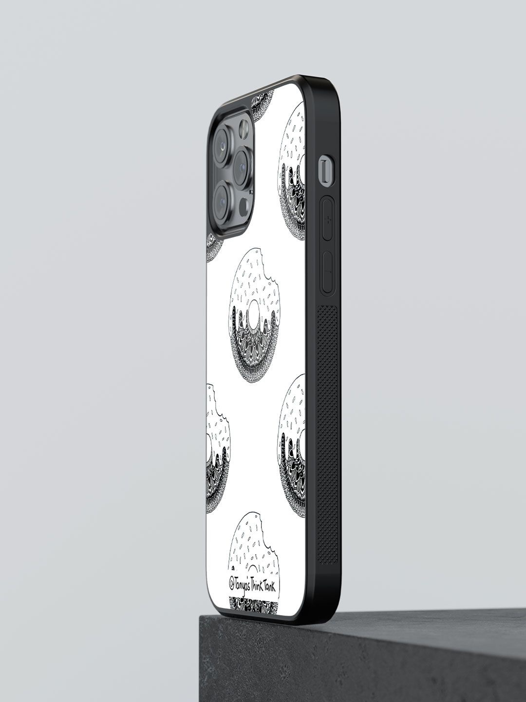 

macmerise Abstract Printed iPhone 13 Pro Back Case Mobile Accessories, White