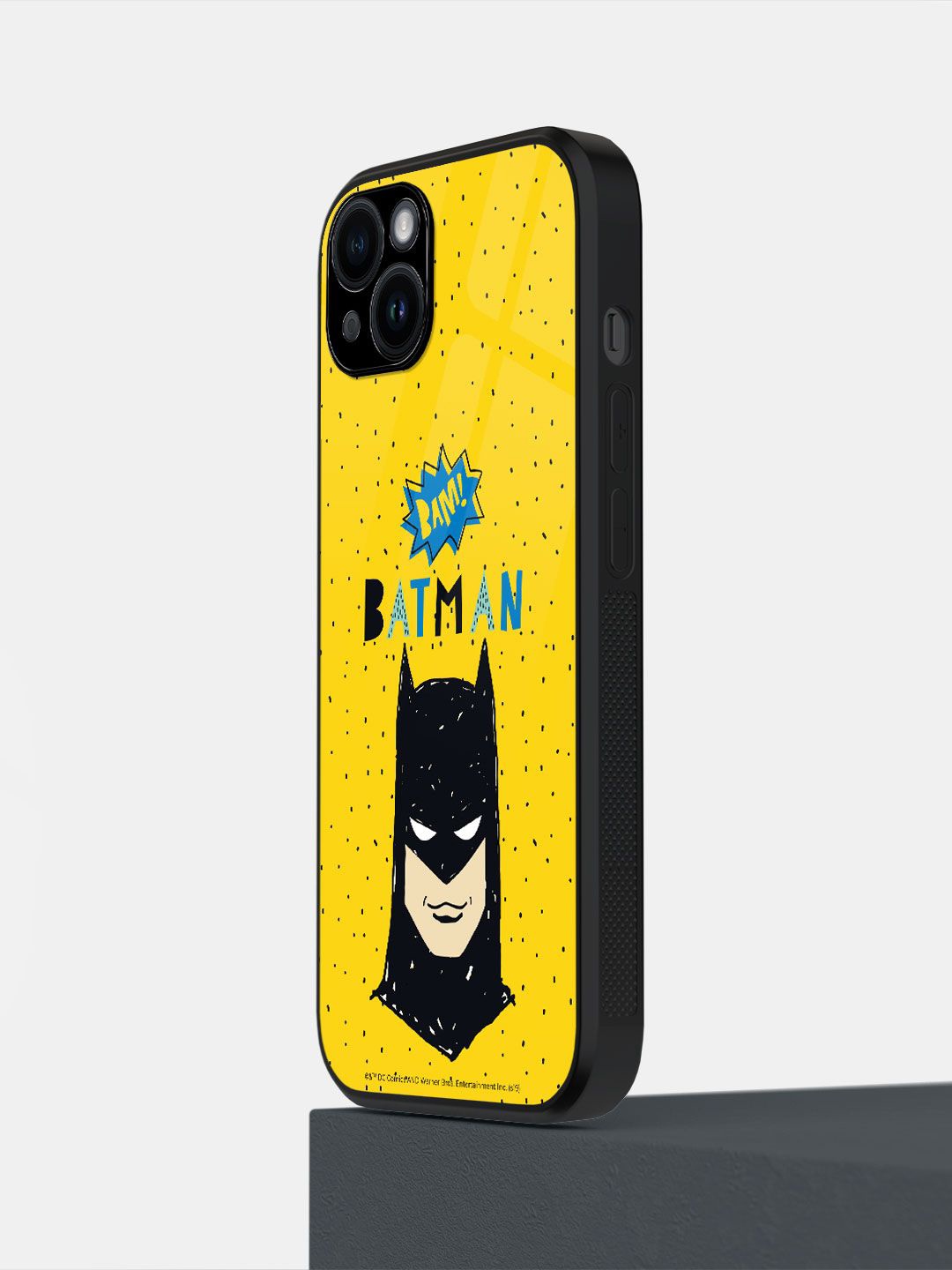 

macmerise Superhero Printed iPhone 14 Plus Back Case Mobile Accessories, Yellow