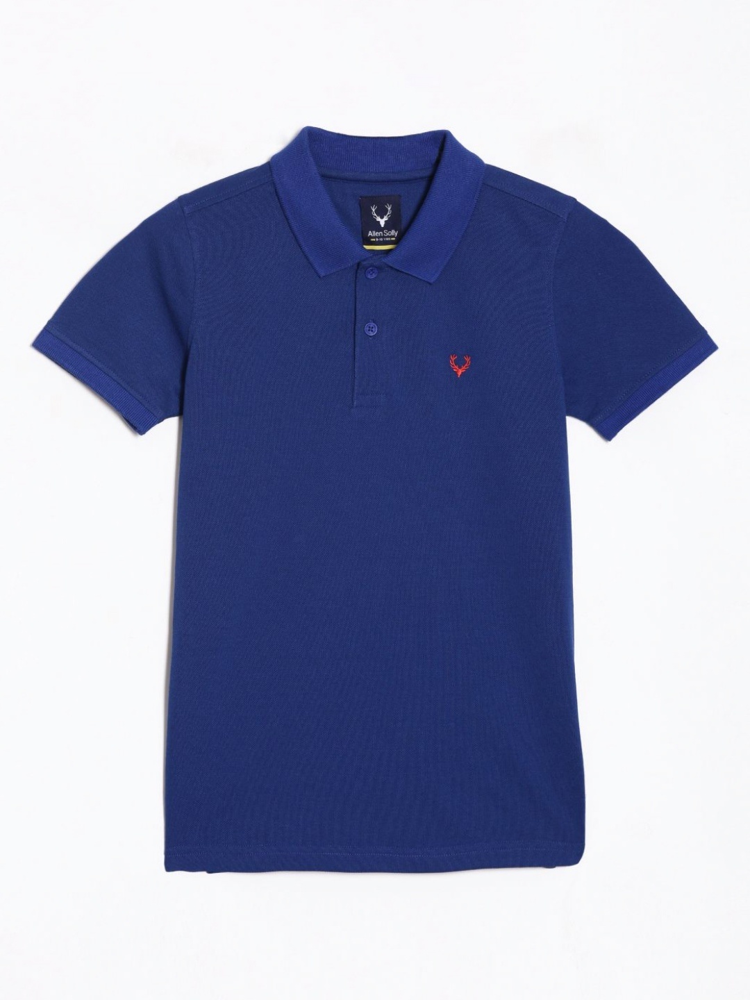 

Allen Solly Junior Boys Solid Polo Collar Cotton T-Shirt, Blue