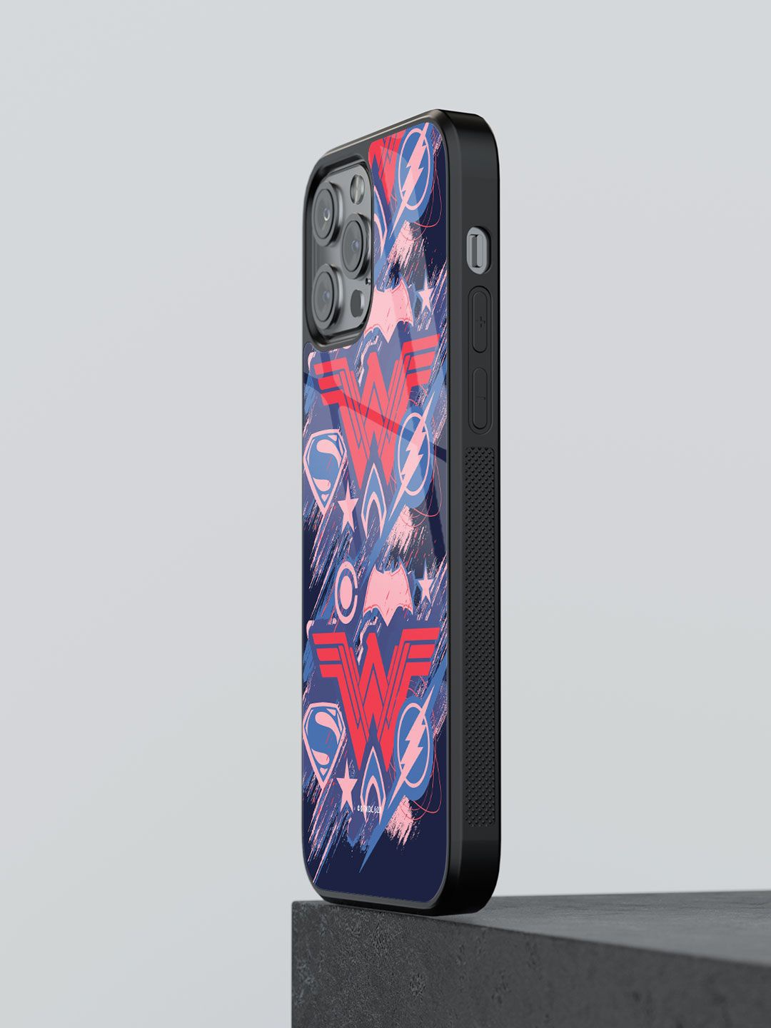 

macmerise Geometric Printed iPhone 13 Pro Max Back Case Mobile Accessories, Blue