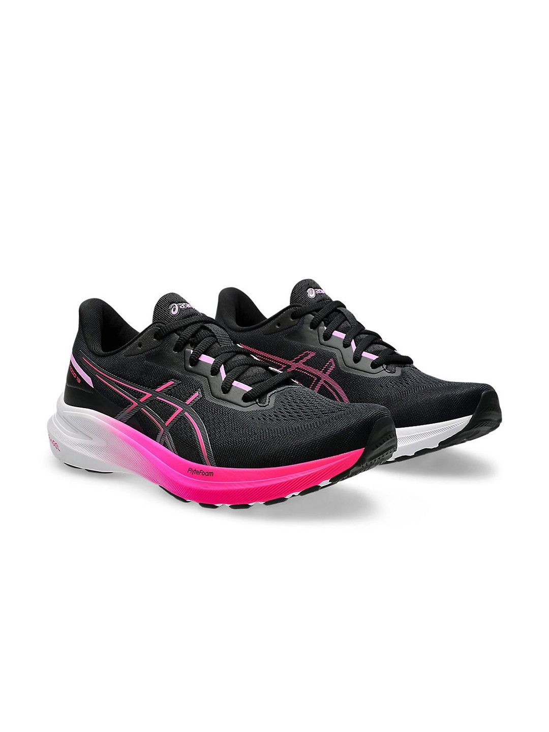 

ASICS GT-1000 13 Women Synthetic Lace-Ups Sports Shoes, Black