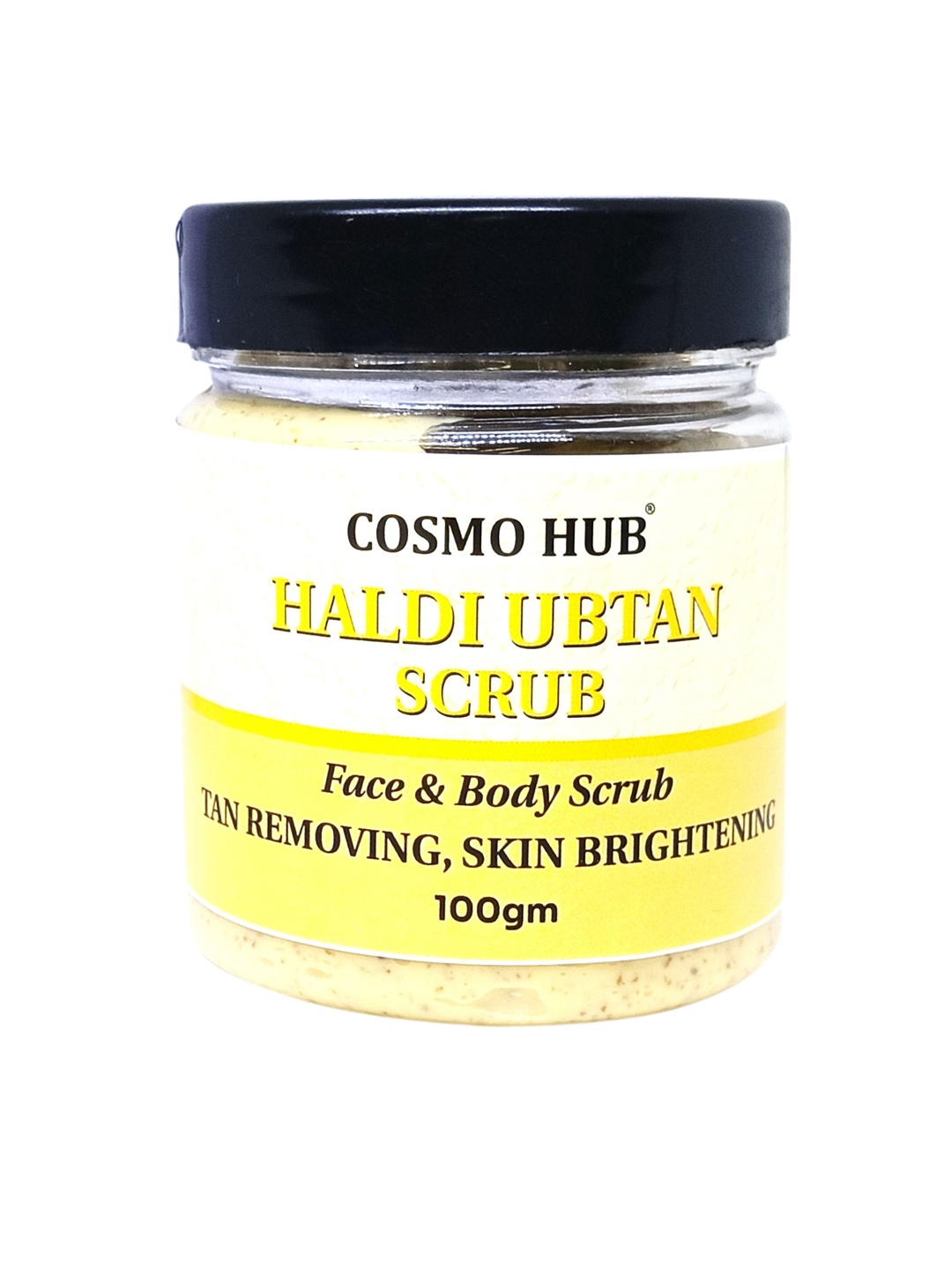 

COSMO HUB Haldi Ubtan Scrub- 100g, Yellow