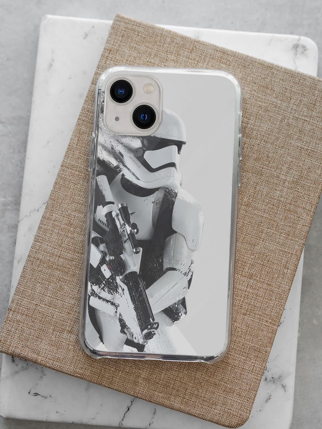 

macmerise Cartoon Characters Printed iPhone 13 Back Case Mobile Accessories, White