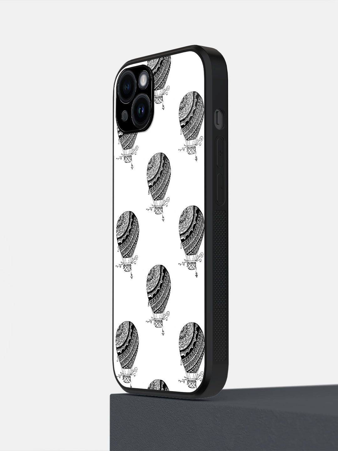

macmerise Quirky Printed iPhone 14 Plus Back Case Mobile Accessories, Black