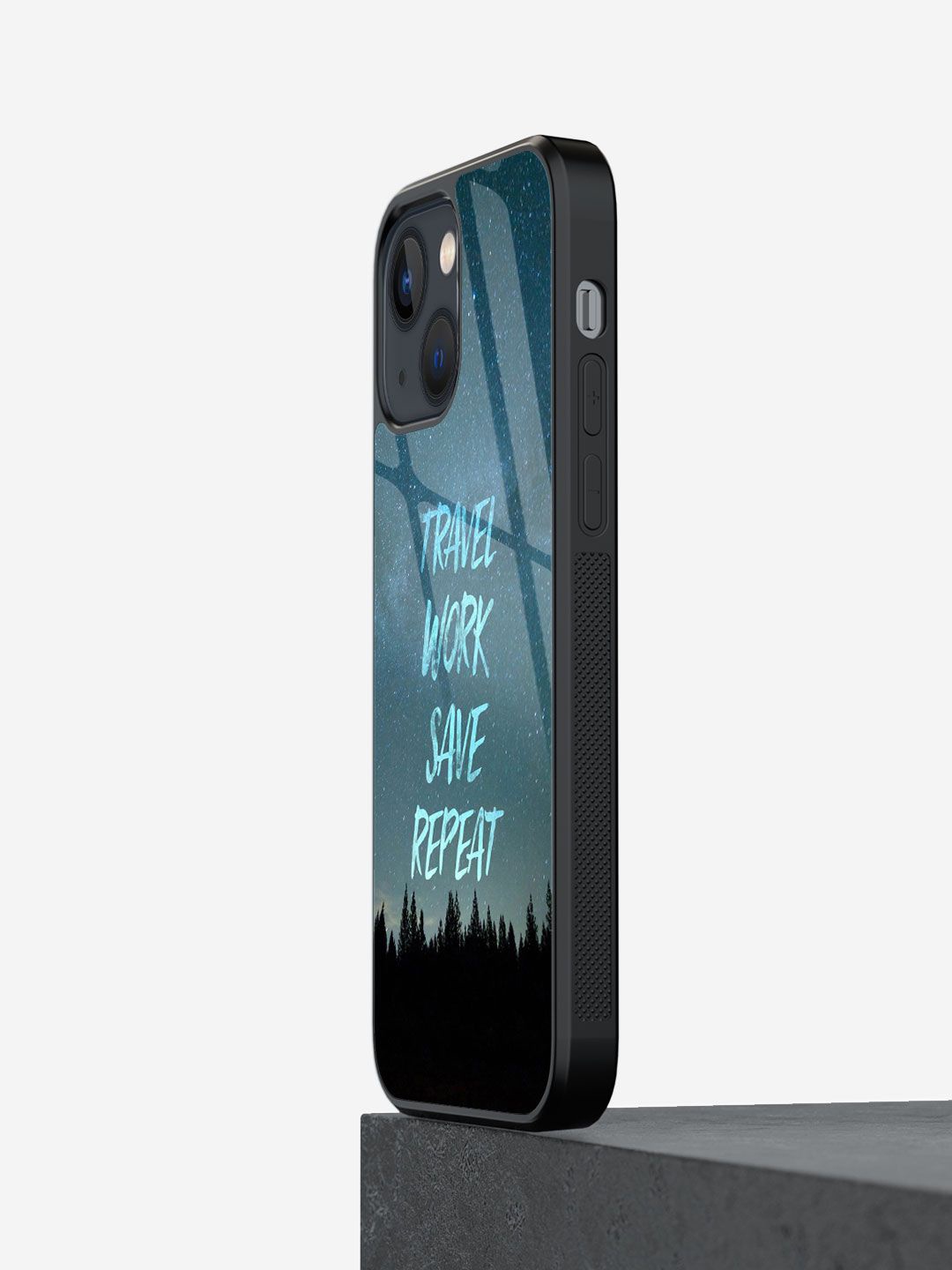 

macmerise Typography Printed iPhone 13 Back Case Mobile Accessories, Blue