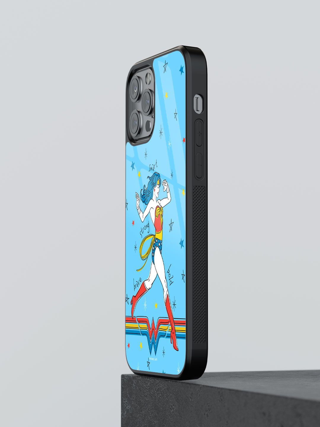 

macmerise Superhero Printed iPhone 13 Pro Back Case Mobile Accessories, Blue