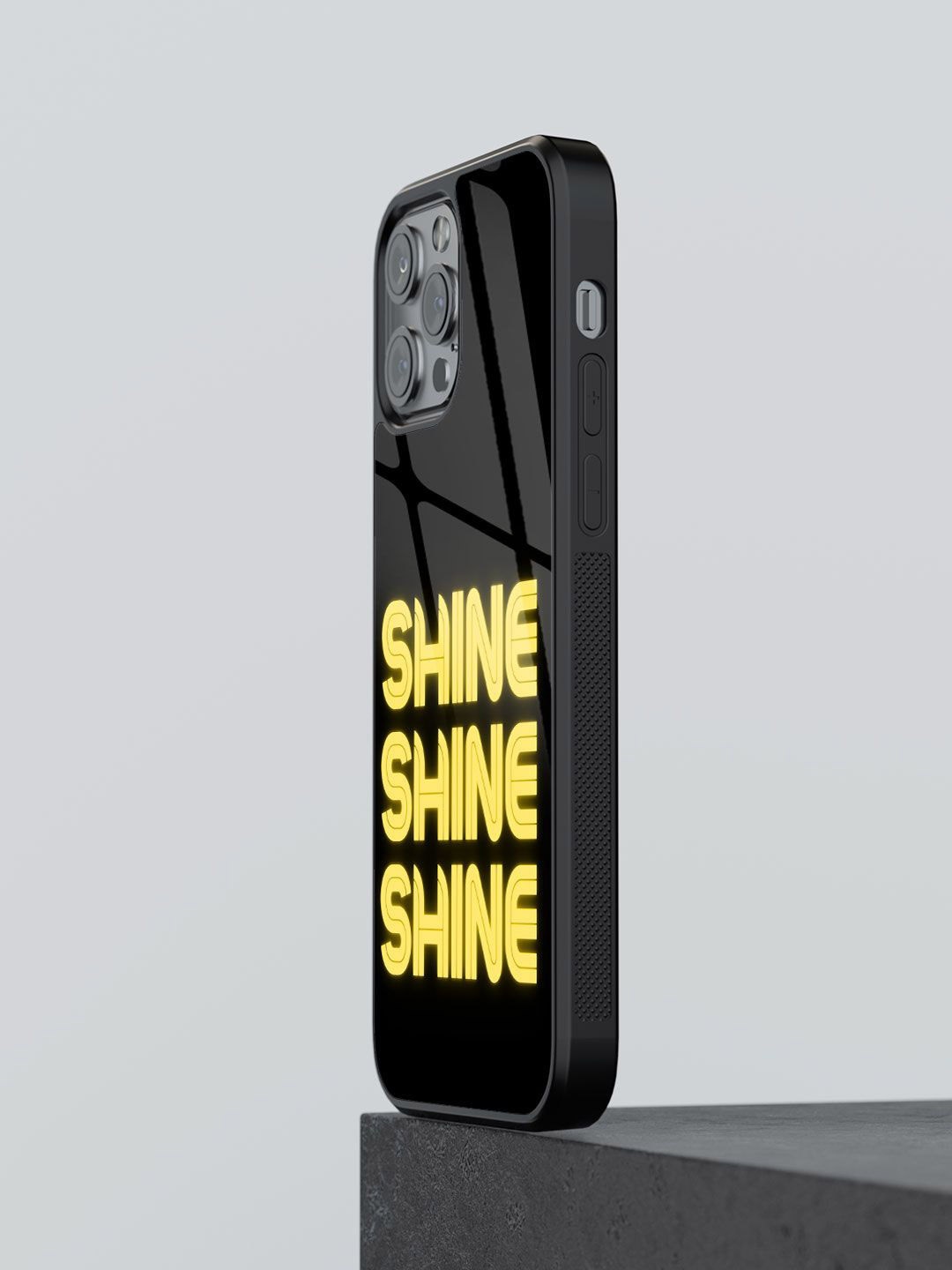 

macmerise Typography Printed iPhone 13 Pro Back Case Mobile Accessories, Black