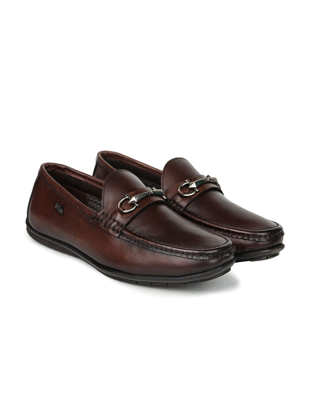 

Lee Cooper Men Leather Loafers, Brown