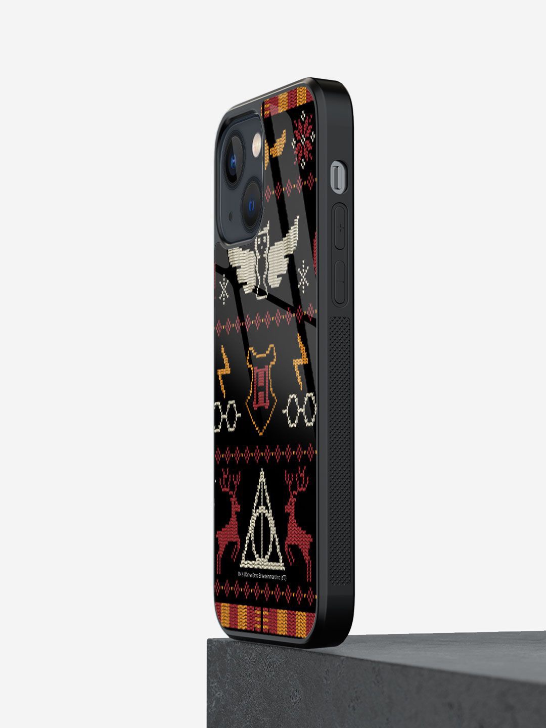 

macmerise Tropical Printed iPhone 13 Back Case Mobile Accessories, Black