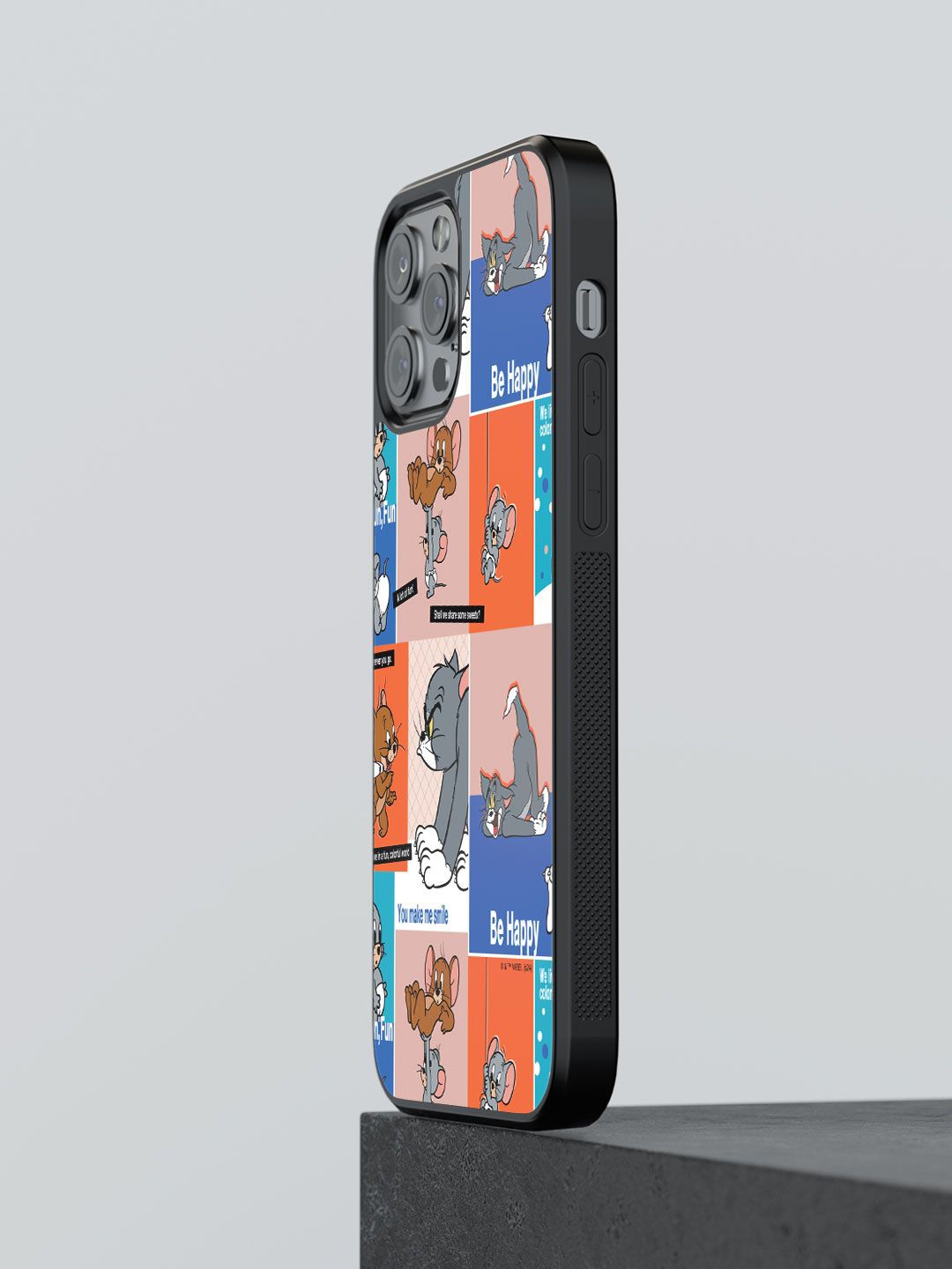 

macmerise Cartoon Characters Printed iPhone 13 Pro Max Back Case Mobile Accessories, Blue