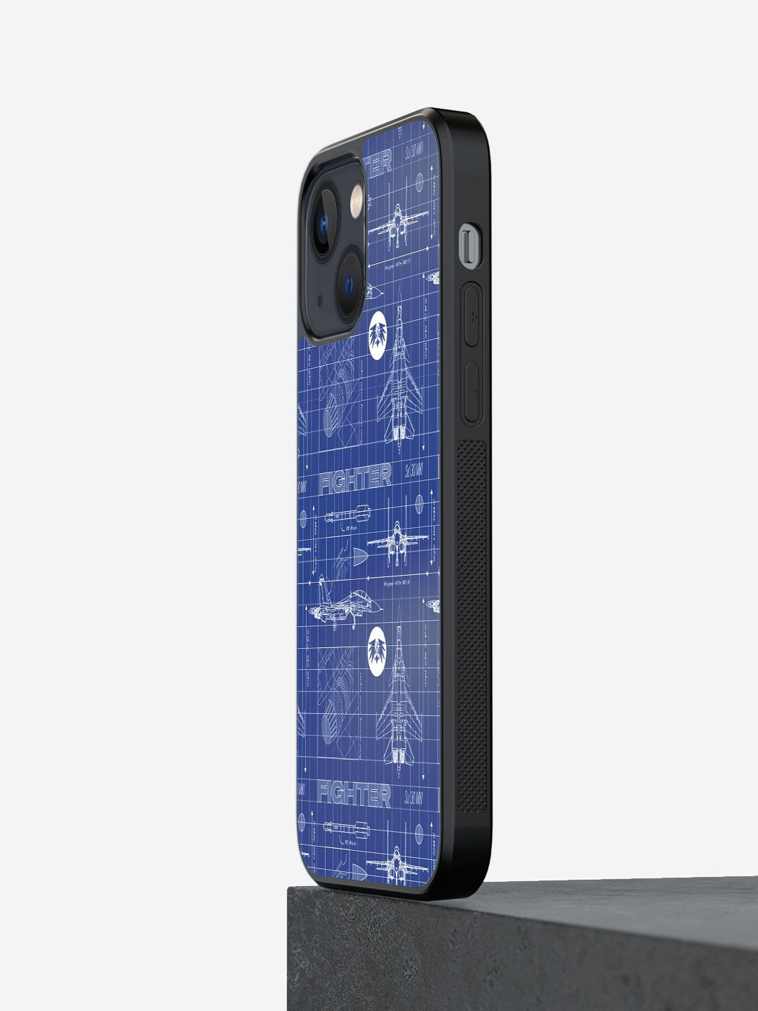 

macmerise Quirky Printed iPhone 13 Mini Back Case Mobile Accessories, Blue