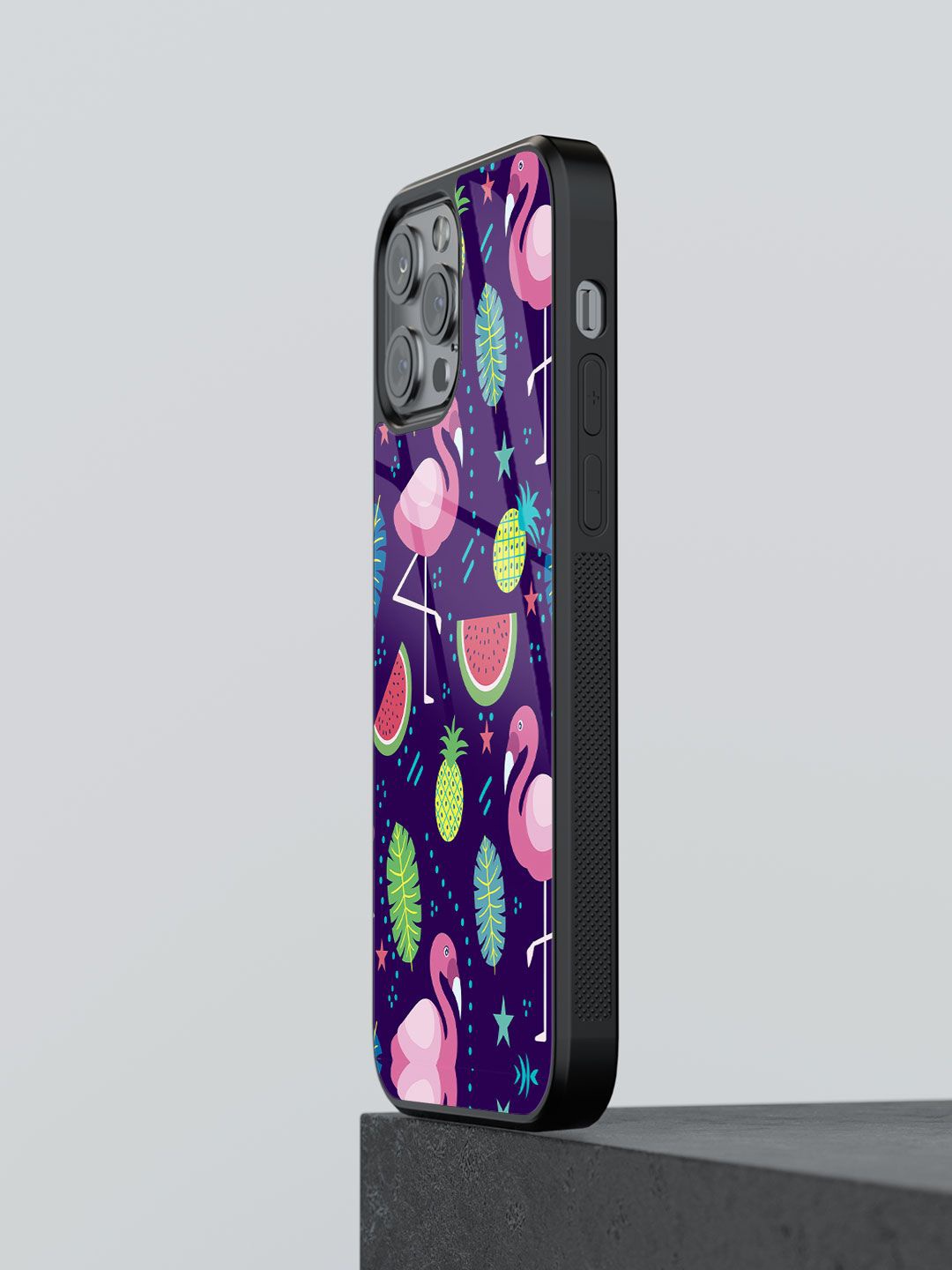 

macmerise Geometric Printed iPhone 13 Pro Max Back Case Mobile Accessories, Purple