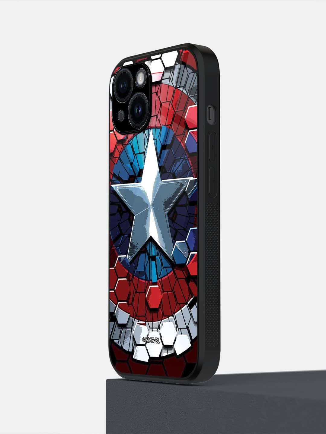 

macmerise Superhero Printed iPhone 14 Back Case Mobile Accessories, Red