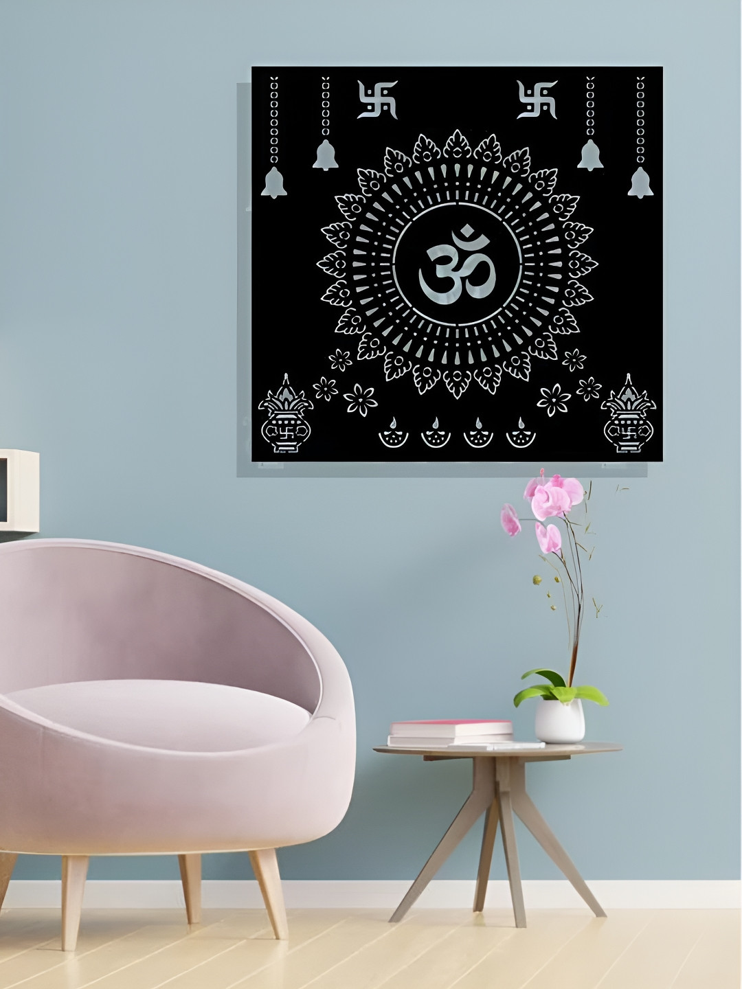 

ARTROOMS Black & White Human Tree Metal Wall Hanging