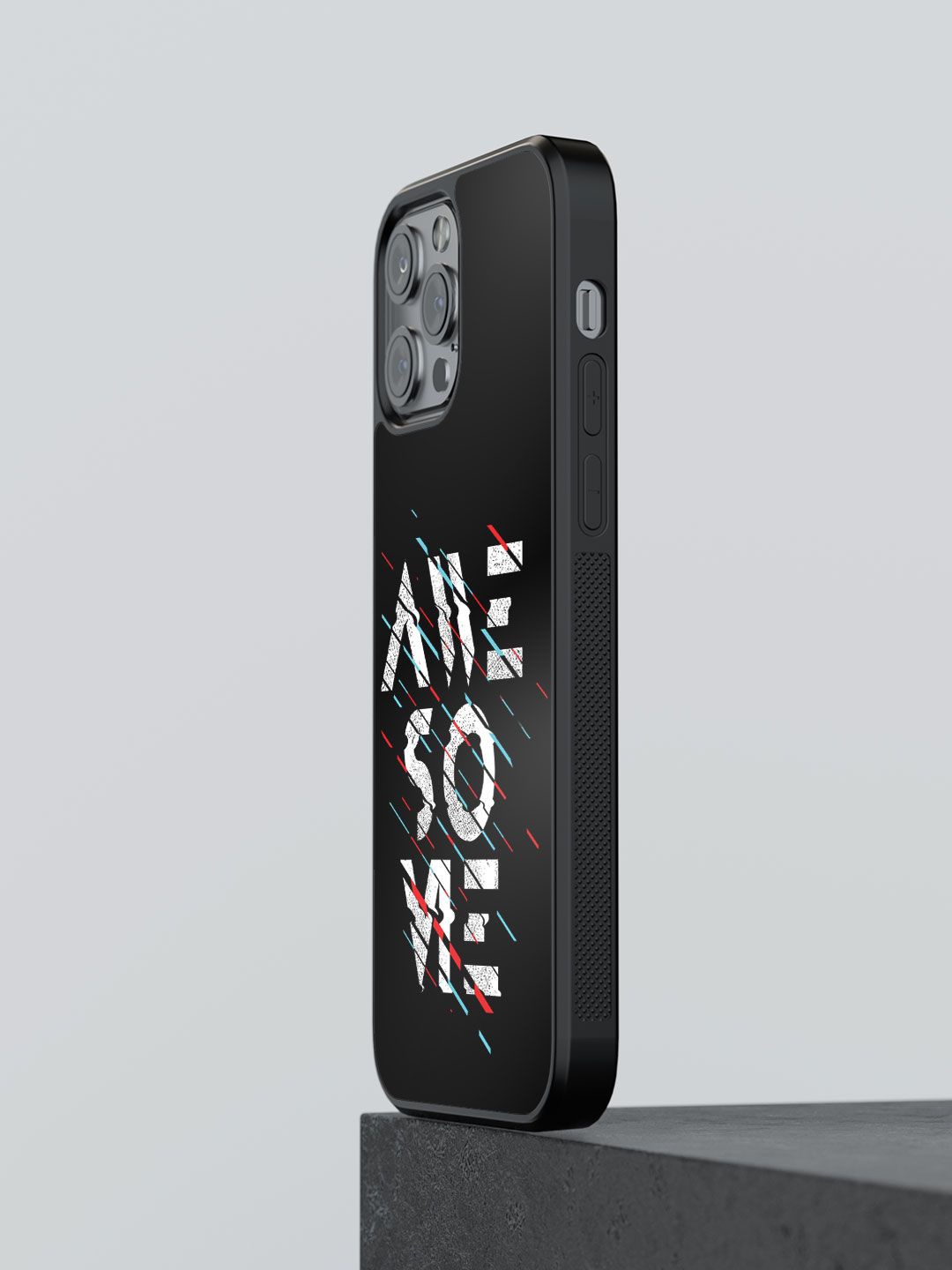 

macmerise Typography Printed iPhone 13 Pro Back Case Mobile Accessories, Black