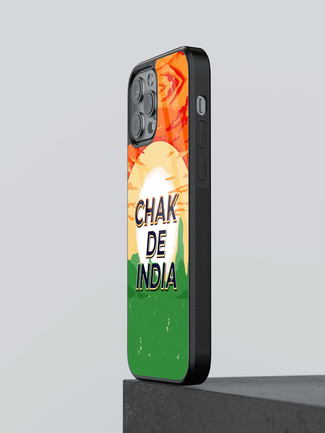 

macmerise Abstract Printed iPhone 13 Pro Back Case Mobile Accessories, Orange