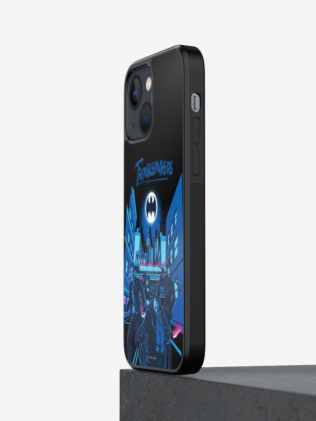 

macmerise Cartoon Characters Printed iPhone 13 Back Case Mobile Accessories, Black