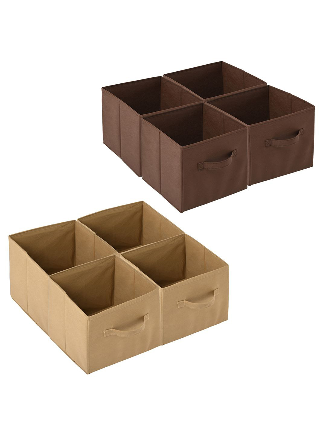 

Kuber Industries Brown 8 Pieces Drawer Organisers