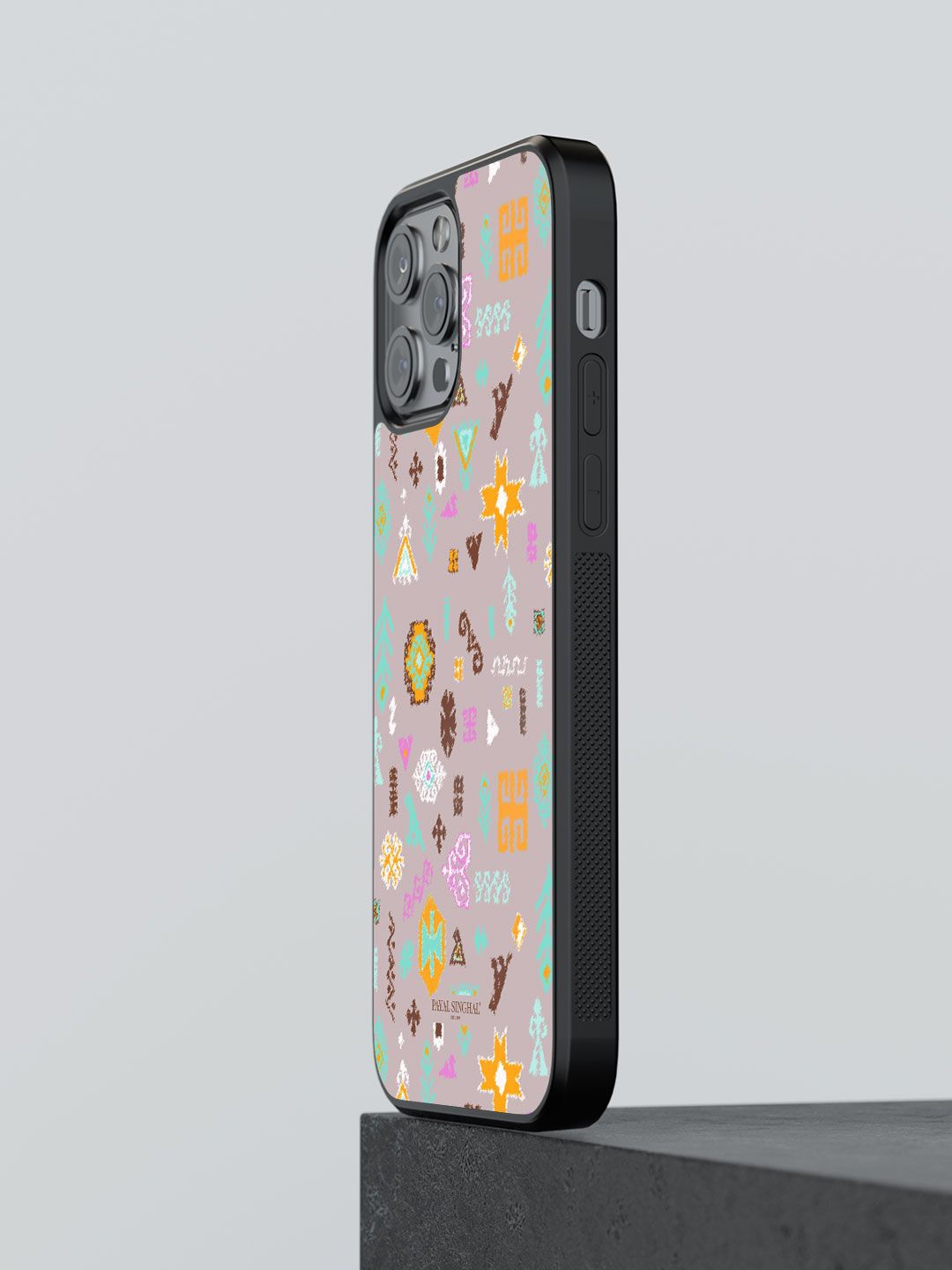 

macmerise Abstract Printed iPhone 13 Pro Back Case Mobile Accessories, Grey