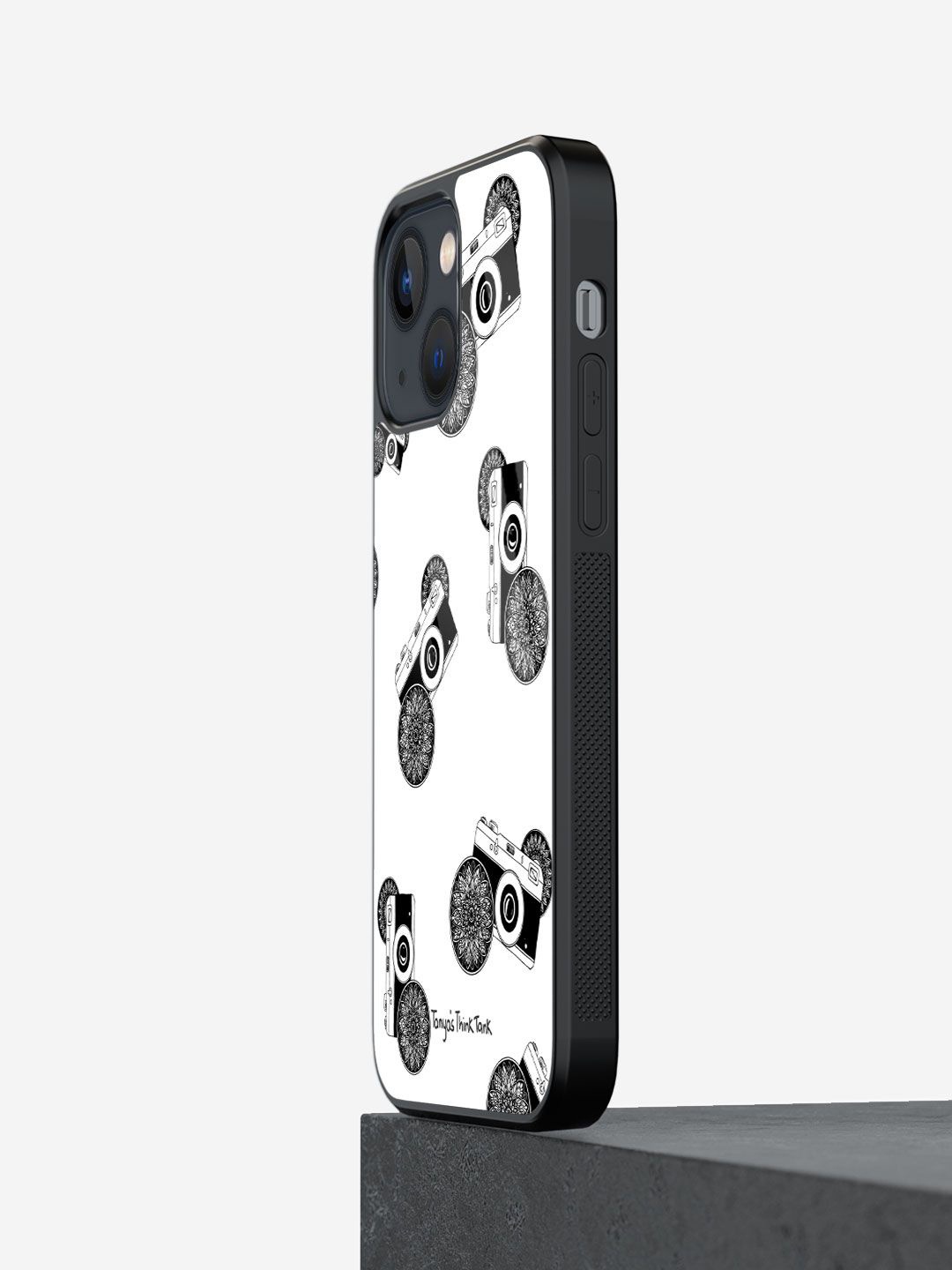

macmerise Quirky Printed iPhone 13 Mini Back Case Mobile Accessories, White
