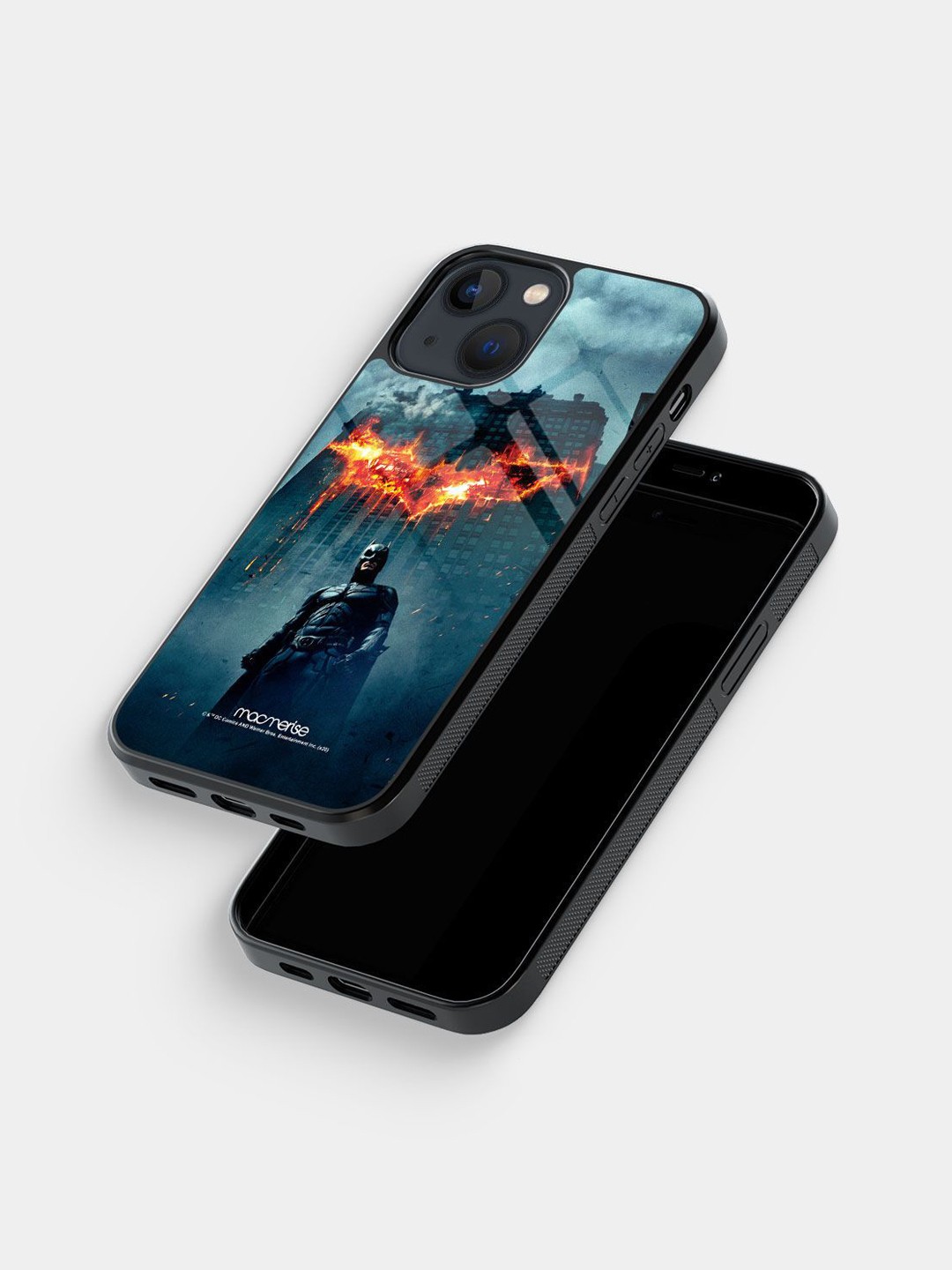 

macmerise Superhero Printed iPhone 13 Mini Back Case Mobile Accessories, Blue