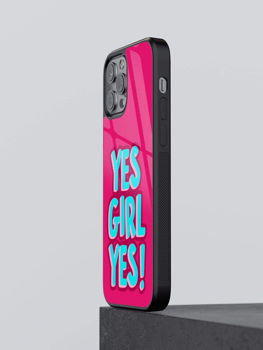 

macmerise Typography Printed iPhone 13 Pro Back Case Mobile Accessories, Pink