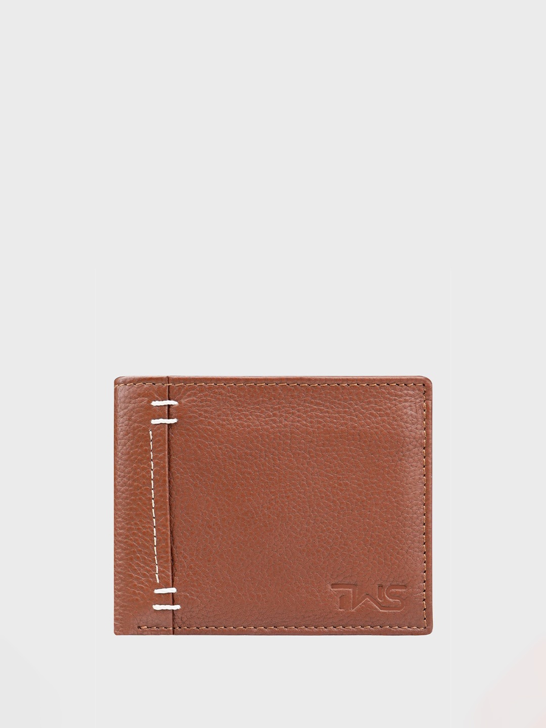 

The Wallet Store Men Leather Two Fold Wallet, Tan