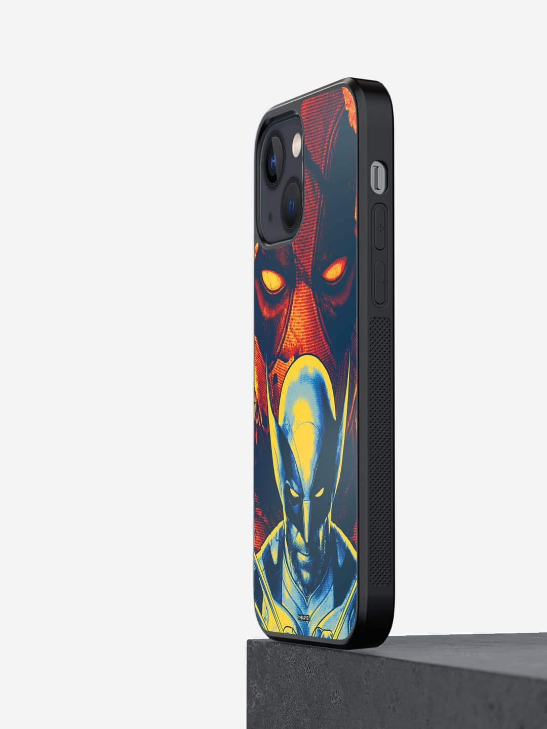 

macmerise Superhero Printed iPhone 13 Back Case Mobile Accessories, Blue
