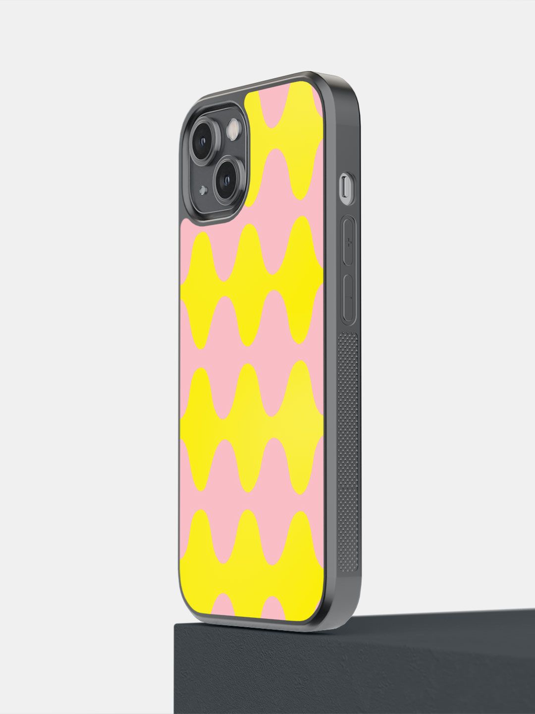 

macmerise Quirky Printed iPhone 14 Back Case Mobile Accessories, Yellow