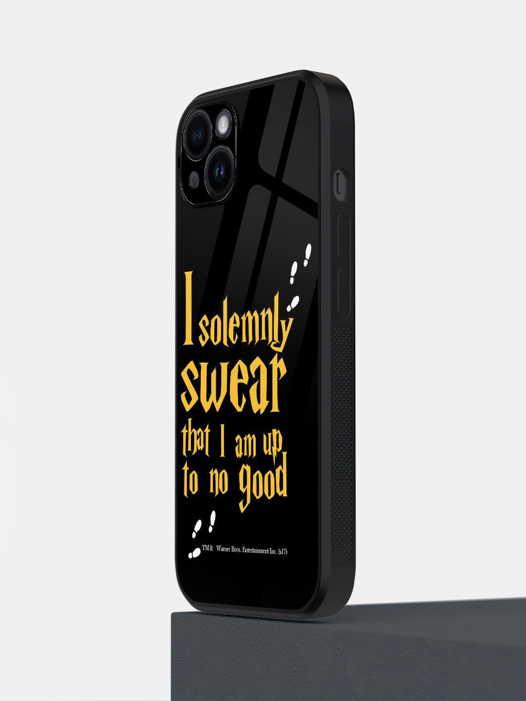 

macmerise Typography Printed iPhone 14 Plus Back Case Mobile Accessories, Black