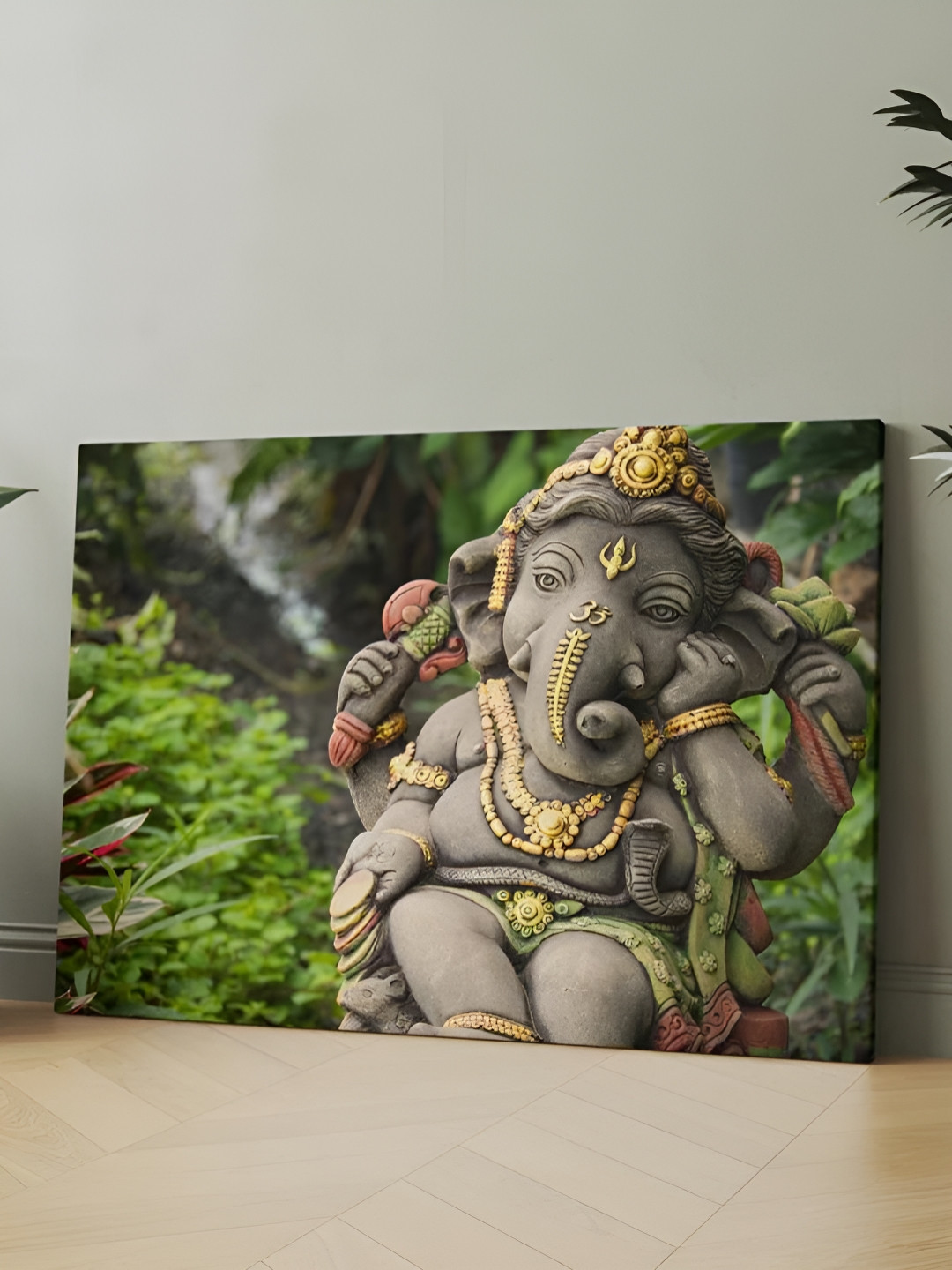 

CLAWCRAFTS Grey & Green Wooden Paintings Wall Art