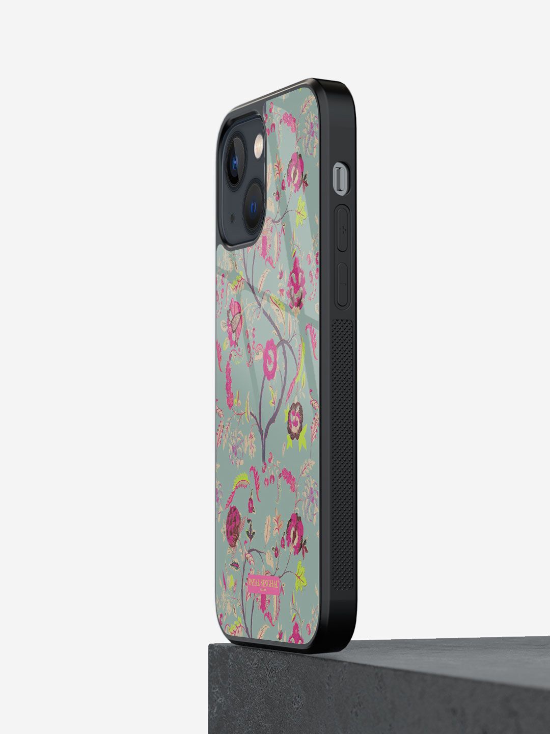

macmerise Floral Printed iPhone 13 Back Case Mobile Accessories, Blue