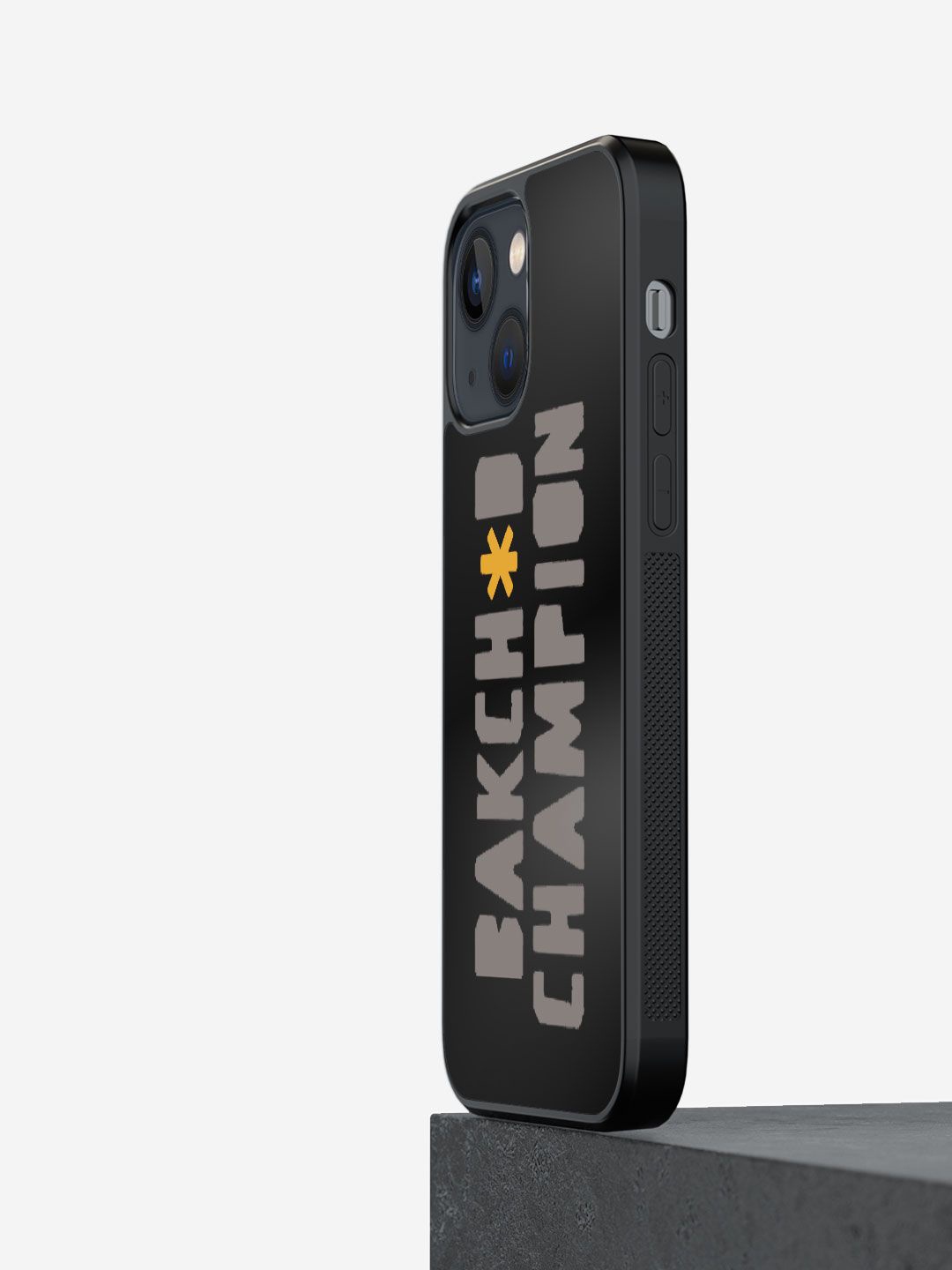 

macmerise Typography Printed iPhone 13 Mini Back Case Mobile Accessories, Black
