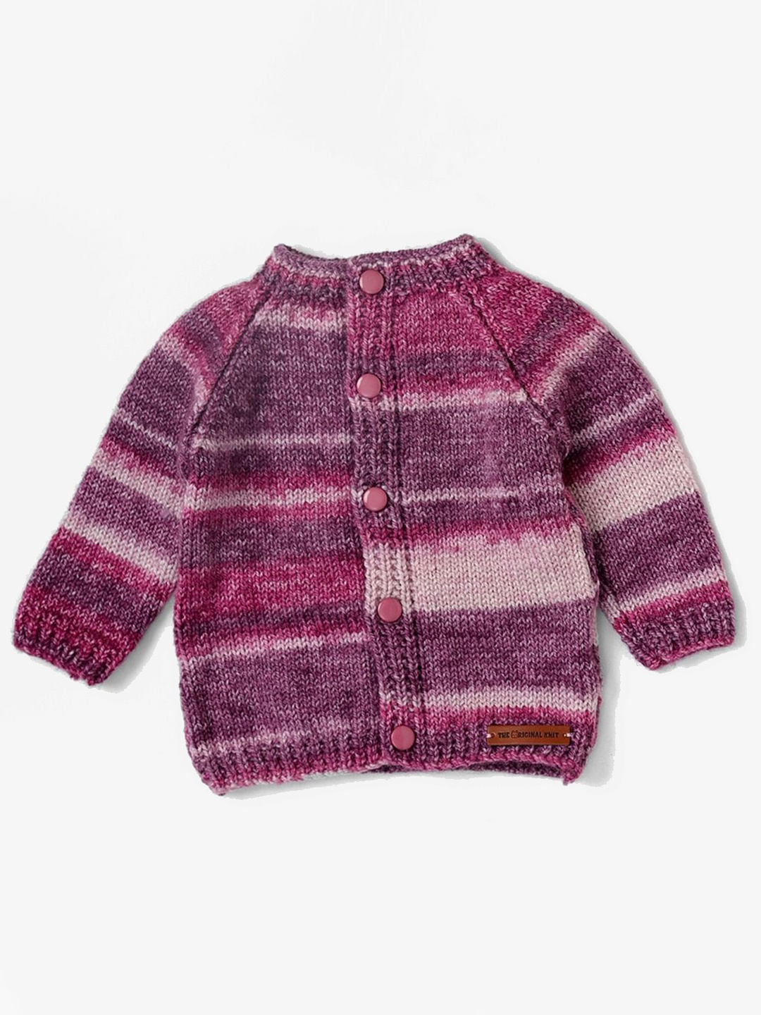 

The Original Knit Unisex Kids Floral Pullover, Purple