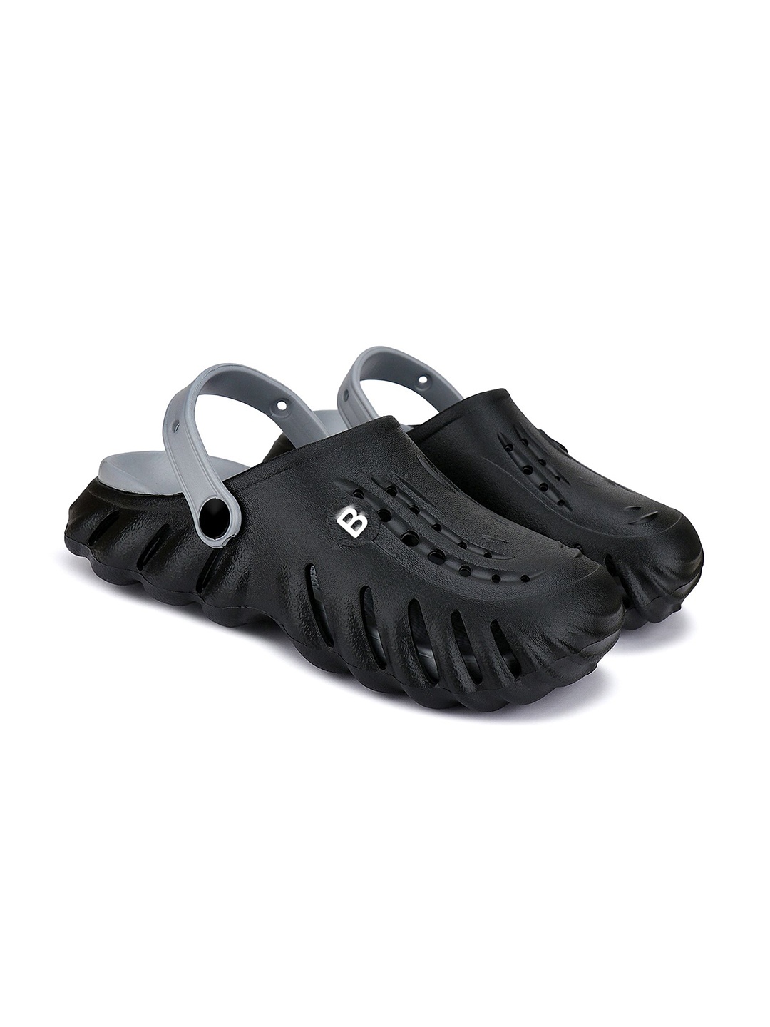 

BERSACHE Men Ultra Soft & Flexibility Technology Clogs, Black