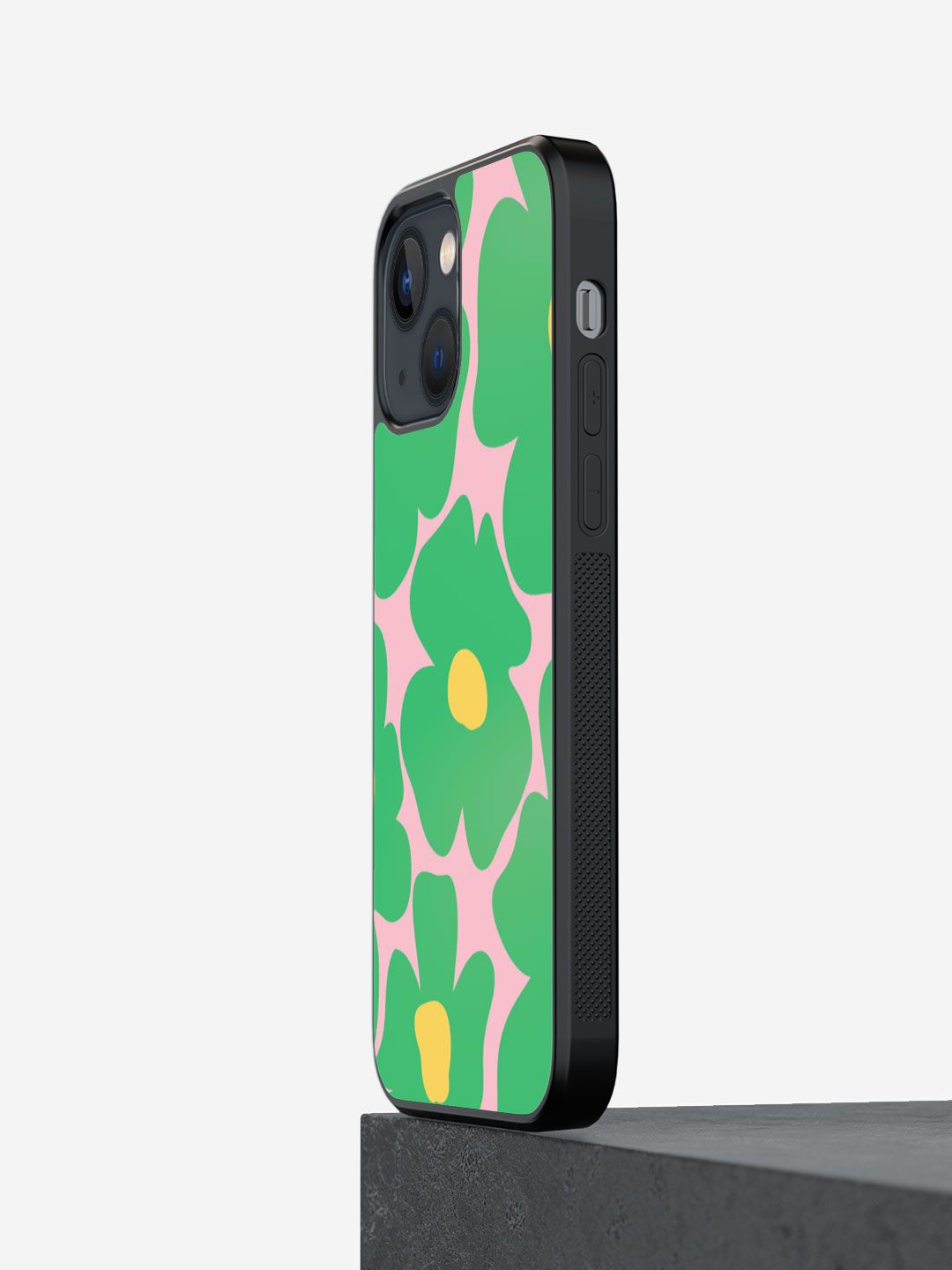 

macmerise Floral Printed iPhone 13 Back Case Mobile Accessories, Green