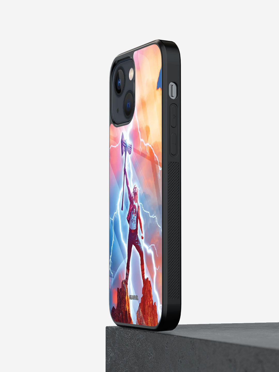 

macmerise Superhero Printed iPhone 13 Back Case Mobile Accessories, Blue