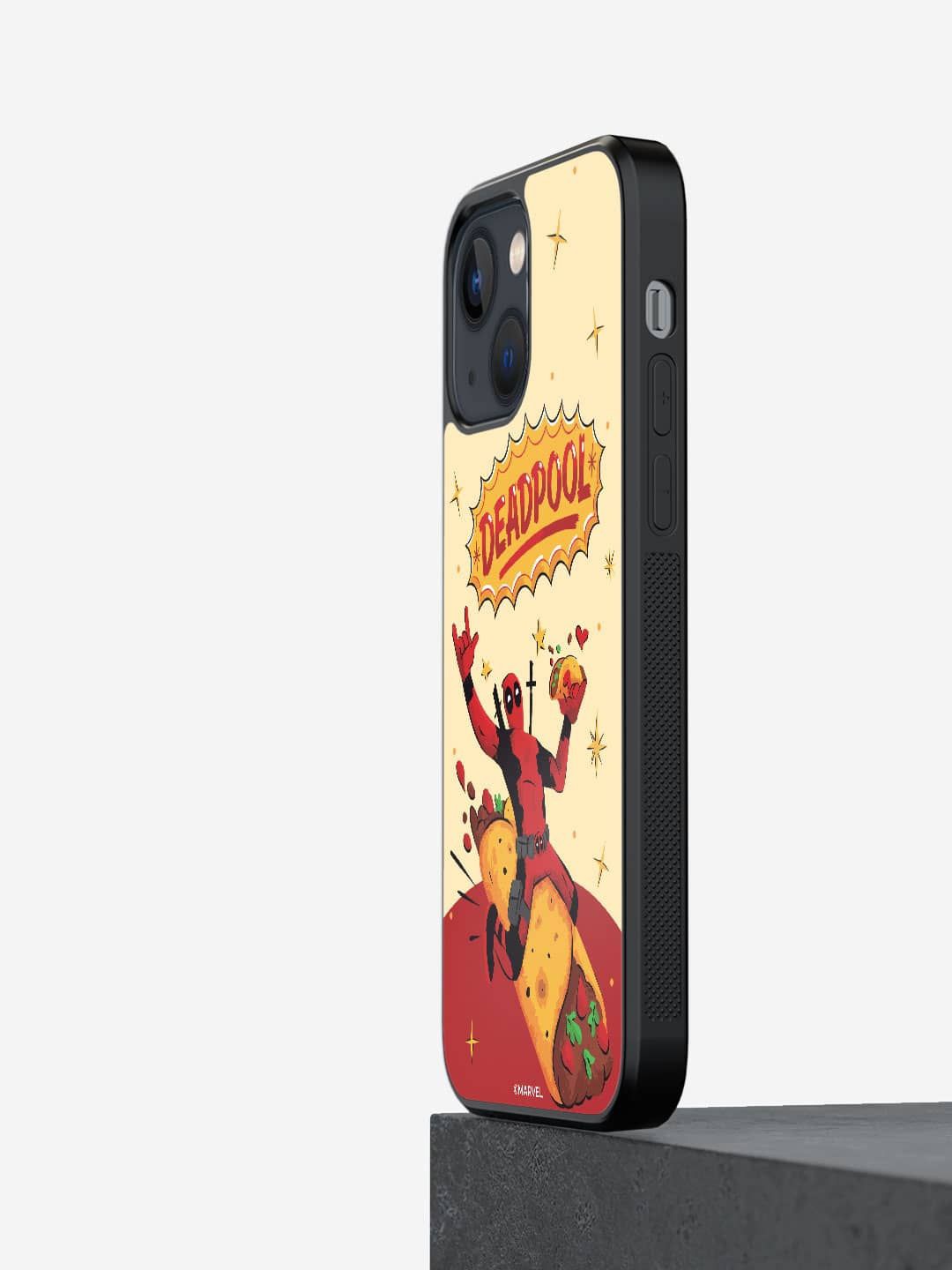 

macmerise Cartoon Characters Printed iPhone 13 Mini Back Case Mobile Accessories, Beige