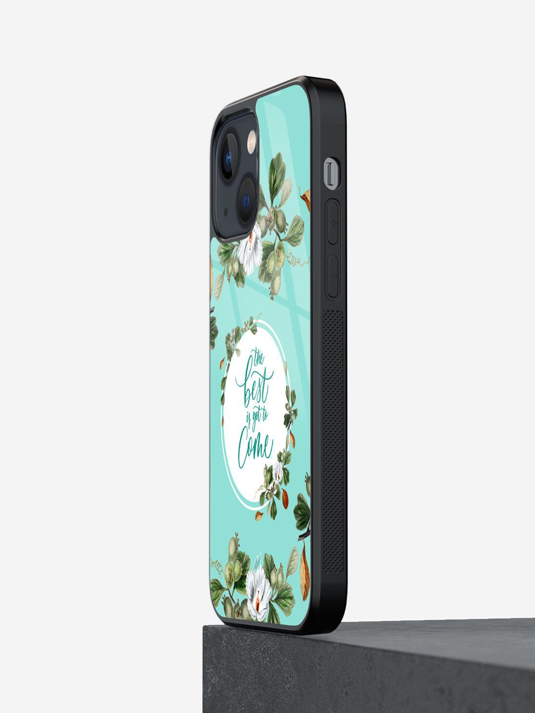 

macmerise Typography Printed iPhone 13 Mini Back Case Mobile Accessories, Sea green