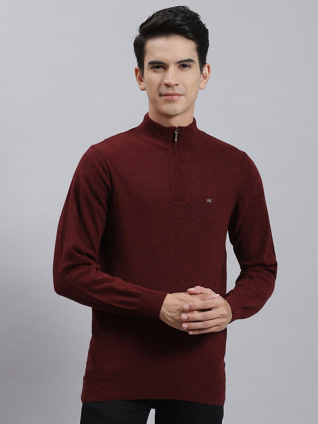 

Monte Carlo Men Woollen Pullover, Maroon