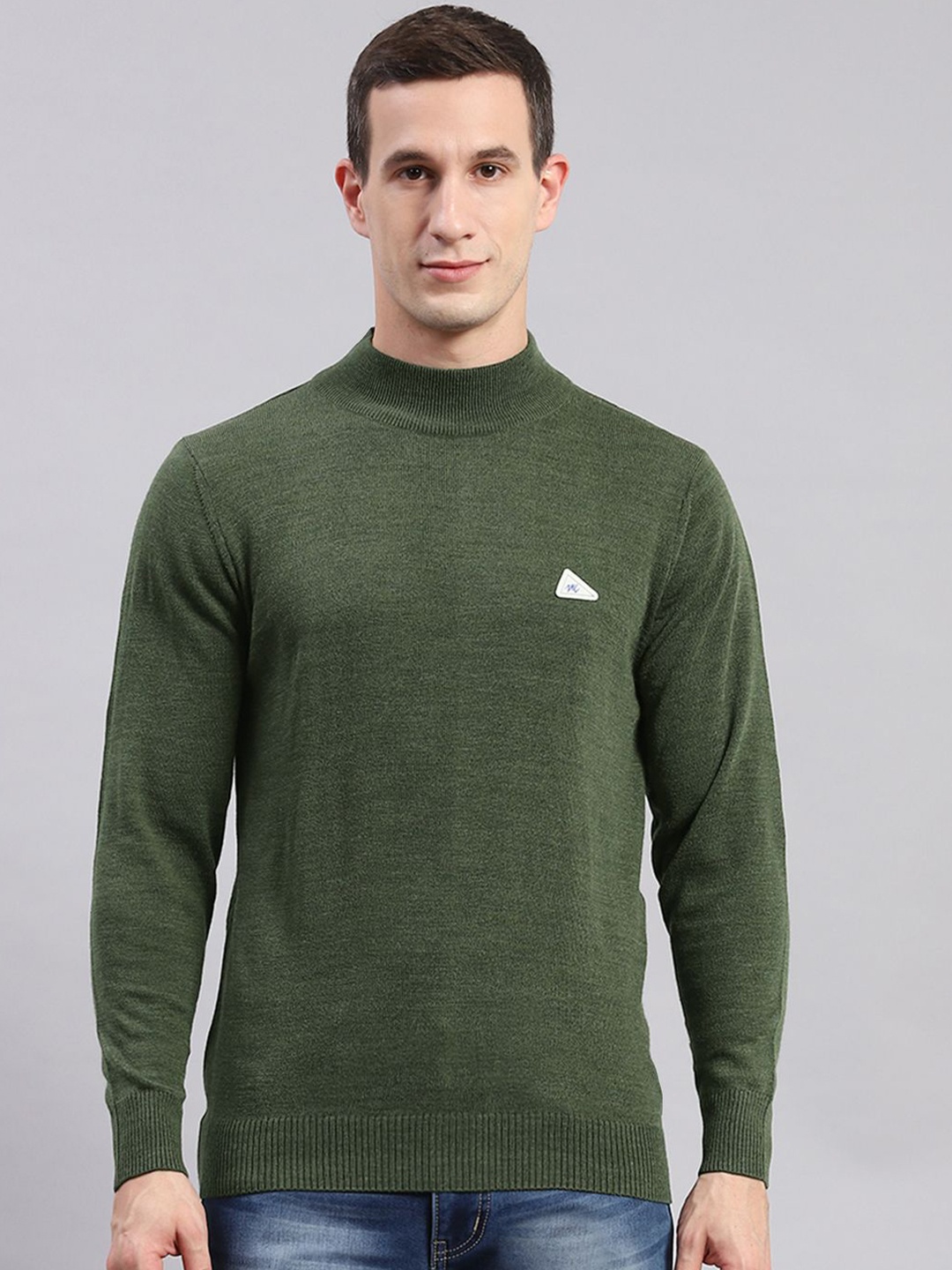 

Monte Carlo Men Woollen Pullover, Green