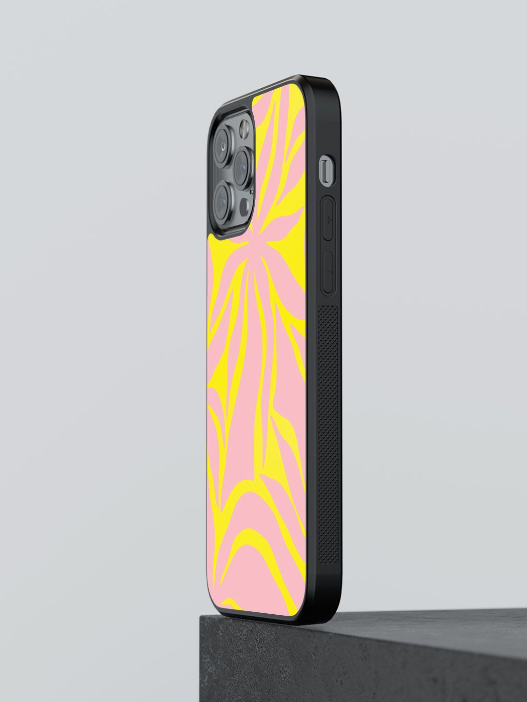 

macmerise Floral Printed iPhone 13 Pro Max Back Case Mobile Accessories, Pink