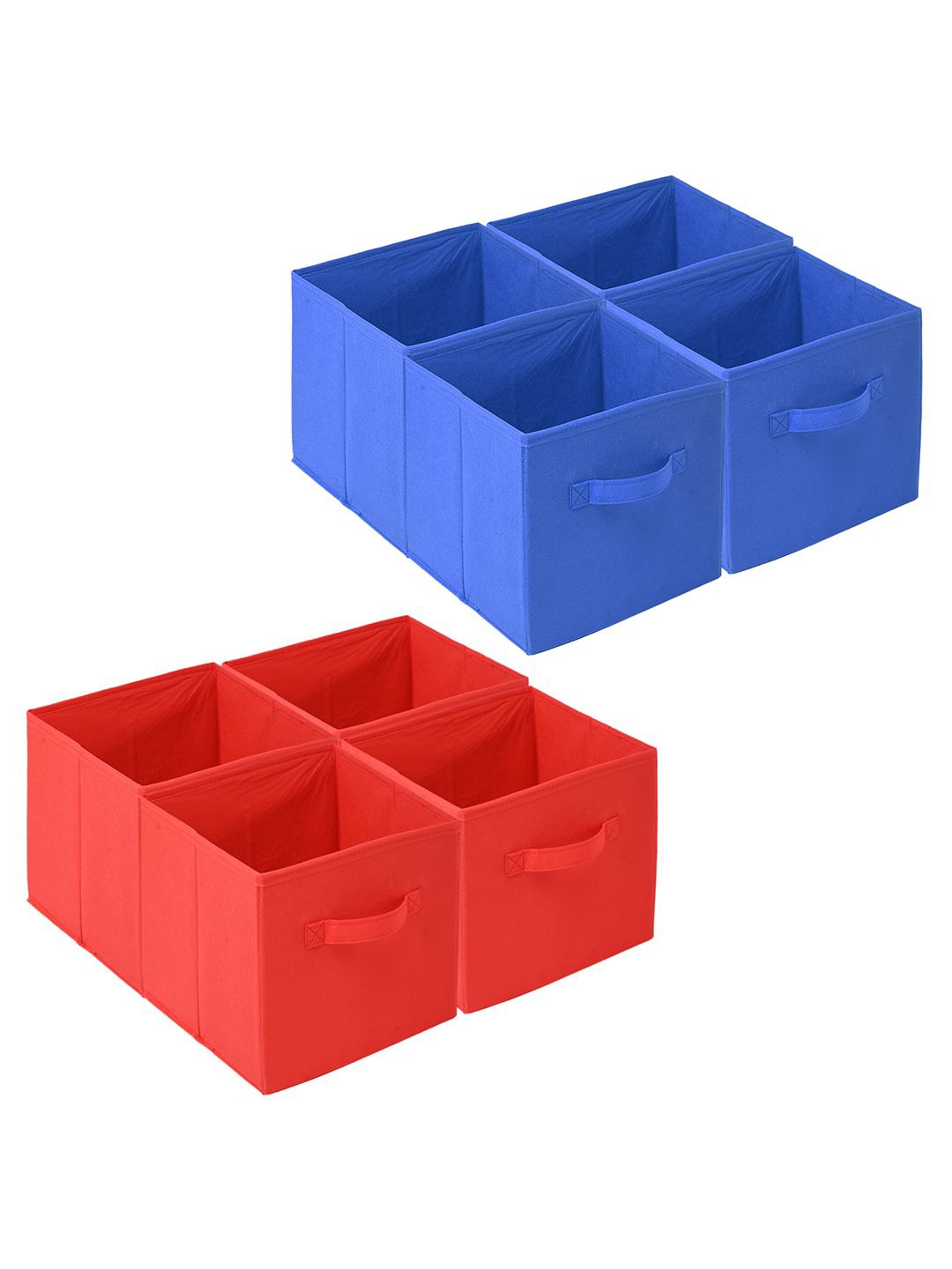 

Kuber Industries Red & Blue 8 Pieces Drawer Organiser