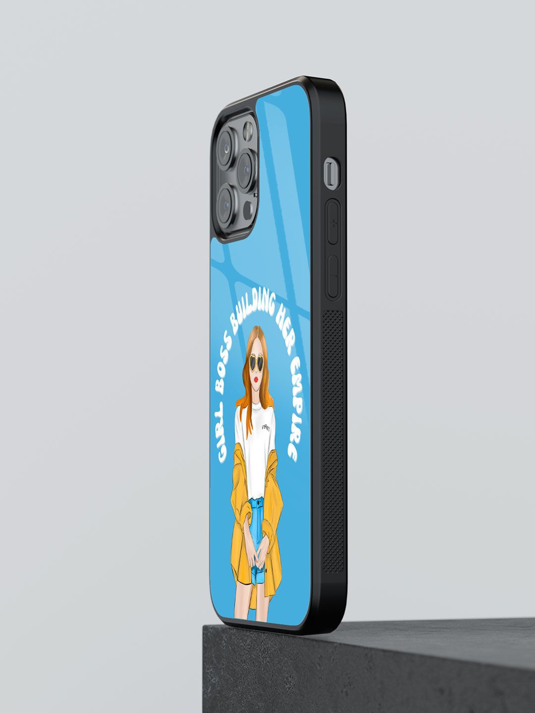 

macmerise Typography Printed iPhone 13 Pro Max Back Case Mobile Accessories, Blue